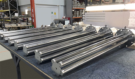 FP-CA heaters preparing for shipping